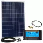 Mobile Preview: 100W 12V Solar Garten-Set Basic Bausatz komplett
