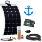 Mobile Preview: 150W Boots- und Yacht-Solaranlage 12V flexibel