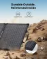 Preview: Anker PS100 Bifacial in Sandlandschaft Alurahmen-Detail 5 Jahre Garantie 10 Jahre Lebensdauer