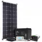 Mobile Preview: 130W Solaranlage Autark S-Master mit 100Ah AGM Akku u. Wechselrichter