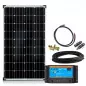 Preview: 130W 12V Solar Garten-Set Basic Bausatz komplett