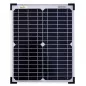 Mobile Preview: 20W Solarmodul 12V monokristallin Solarpanel
