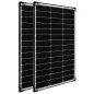 Preview: 2 Stck. 100W Solarpanel monokristallin