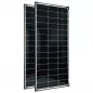 Preview: 2 Stck. 150W Solarpanel monokristallin black frame v2