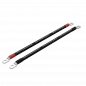 Preview: 2x1m Batteriekabel 50mm² M8 Ringösen beidseitig