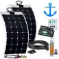 Preview: 300W Solaranlage Marine Basic 12V flexibel Boot Yacht