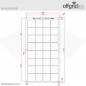 Preview: Abmessungen 120W ETFE SPR Marine Solarzelle flexibel 12V Preview: Abmessungen 120W ETFE SPR Marine Solarzelle flexibel 12V