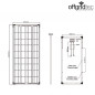 Preview: Abmessungen 100W Solarmodul monokristallin Preview: Abmessungen 100W Solarmodul monokristallin