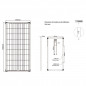Preview: Abmessungen 150W Solarmodul mono Preview: Abmessungen 150W Solarmodul mono