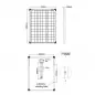 Preview: Abmessungen 50W 12V Solarpanel Preview: Abmessungen 50W 12V Solarpanel