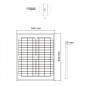 Preview: Abmessungen 20W mono 36V Solarpanel Preview: Abmessungen 20W mono 36V Solarpanel