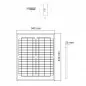Preview: Abmessungen 20W mono 36V Solarpanel Preview: Abmessungen 20W mono 36V Solarpanel