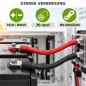 Preview: 2m Batteriekabel 70mm² beidseitig M8 rot-schwarz Offgridtec an Plus- und Minuspol einer Batterie angeschlossen
