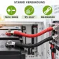 Preview: 1m Batteriekabel 95mm² beidseitig M8 rot-schwarz Offgridtec an Plus- und Minuspol einer Batterie angeschlossen