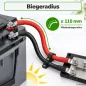 Preview: 2m Batteriekabel 95mm² beidseitig M8 rot-schwarz Offgridtec – Mindestbiegeradius im Batteriefach