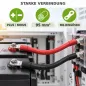 Preview: 2m Batteriekabel 95mm² beidseitig M8 rot-schwarz Offgridtec an Plus- und Minuspol einer Batterie angeschlossen