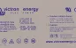 Preview: Typenschild der Victron Gel 12-110 mit Lade- und Sicherheitshinweisen