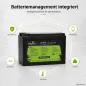 Preview: LiFePO4 Akku 12V 100Ah integriertes Batteriemanagementsystem Schutzfunktionen