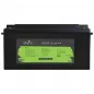 Preview: LiFePO4 Akku 12V 200Ah Frontalansicht mit Typenschild und technischen Daten