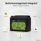 Preview: LiFePO4 Akku 12V 50Ah integriertes Batteriemanagementsystem Schutzfunktionen