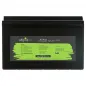 Preview: LiFePO4 Akku 24V 50Ah Frontalansicht mit Typenschild und technischen Daten
