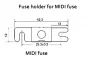 Preview: Abmessungen Victron 32V 100A-200A MIDI-Fuse Sicherung DC