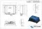 Preview: Masszeichnung Victron SmartSolar MPPT 250/60-MC4 mit 215 x 250 x 95 mm