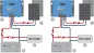 Preview: Anschlussschema BlueSolar 250/100-Tr VE.Can mit Batterie, Solarmodulen und DC-Verbrauchern