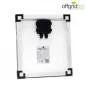 Preview: Rückseite 10 Watt Solarpanel mono Preview: Rückseite 10 Watt Solarpanel mono