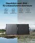 Preview: IP68 staub- und wasserdichtes PS100 Solarpanel des Solargenerator Sets 1024Wh beim Camping