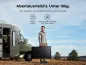 Preview: Unter 10 kg leichtes PS400 Solarpanel des Solargenerator Sets 1024Wh am Wohnmobil