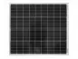 Preview: 100W Solarmodul 12V monokristallin Sonderformat 78cmx68cm