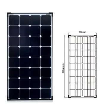 110 Watt SPR Hochelistungs Solarmodul