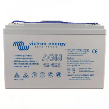 Victron 125Ah AGM 12V Super Cycle Batterie C20