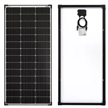 W 12V Solarpanel schwarzer Rahmen v2 Offgridtec