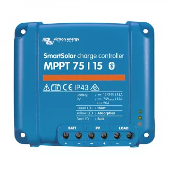15A MPPT Solar Laderegler Victron SmartSolar 75/10 12V 24V