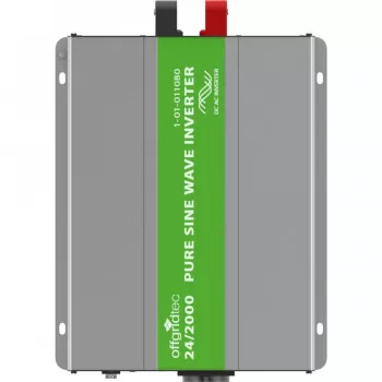 Aufsicht 1600W 24V Sinus Wechselrichter PSI 2400W peak 12V DC auf 230V AC