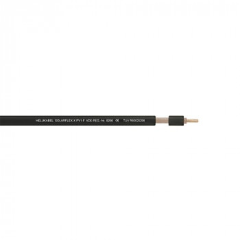 Solarkabel 1x10mm² für Außenmontage H1Z2Z2-K WH/BK Lappkabel Meterware