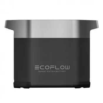 Seitenansicht Ecoflow Zsatzakku 1024Wh für Delta 2 Powerstation