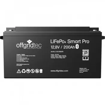 Front 200Ah Lithium-Akku Smart Pro Offgridtec