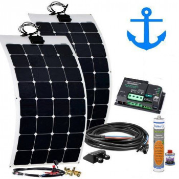 220W Solaranlage Marine Basic 12V flexibel Boot Yacht