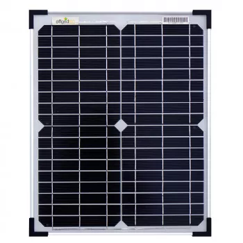 20W Solarmodul 12V monokristallin Solarpanel