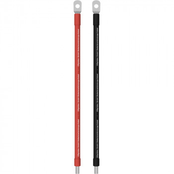 2 Stck. 2m 50mm² Batterie-Anschlusskabel M( zu Schraubklemme