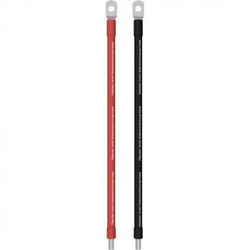 2 Stck. 2m 50mm² Batterie-Anschlusskabel M( zu Schraubklemme