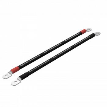 2x1m Batteriekabel 50mm² M8 Ringösen beidseitig