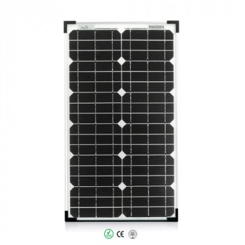 30W Solarmodul 12V monokristallin Solarpanel