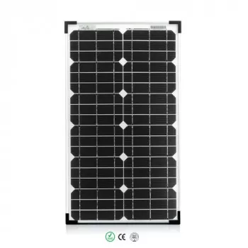 30W Solarmodul 12V monokristallin Solarpanel