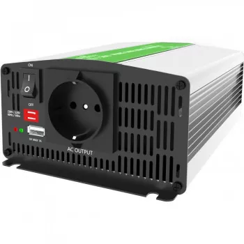 400W Sinus Wechselrichter 12V DC auf 230V AC