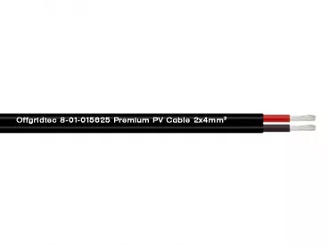 Offgridtec Solarkabel 2x4mm² PV1-F Zweiadrig