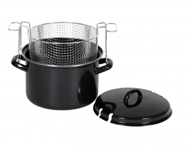 Frittiertopf 5 Liter mit Einsatz für Solarkocher